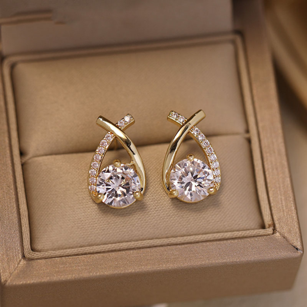 Shimmering Gold Plated Earrings: Stunning Minimalist Design